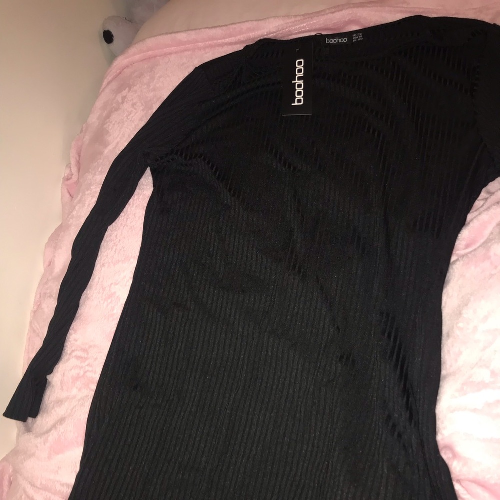 Jumbo Long Sleeve Bodycon Dress